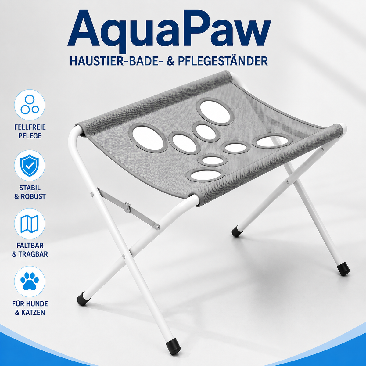 AquaPaw | Haustier-Bade- & Pflegeständer